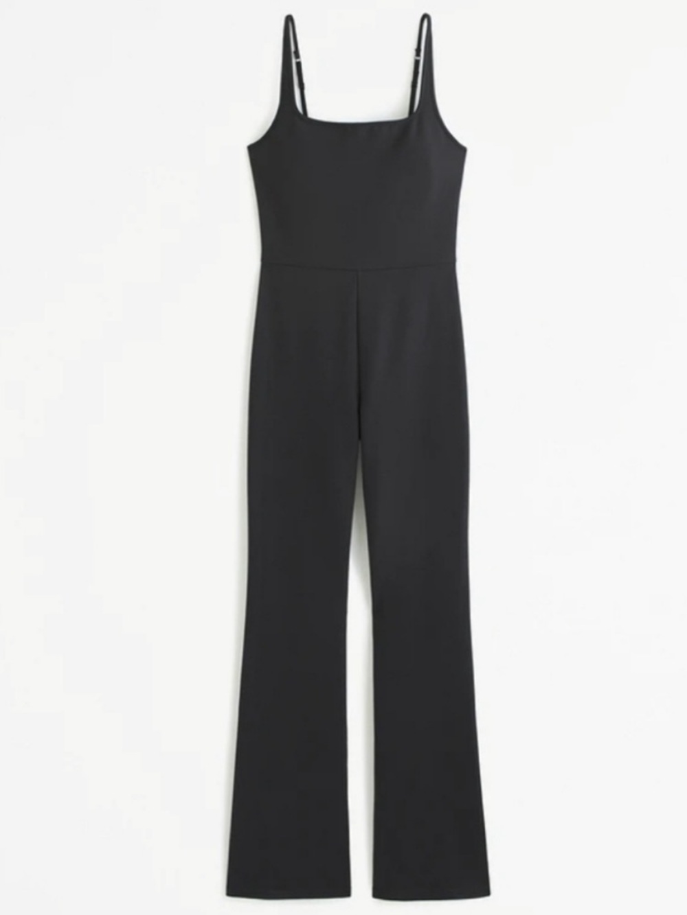 Abercrombie and Fitch Ponte Unitard Flare Leg Jumpsuit